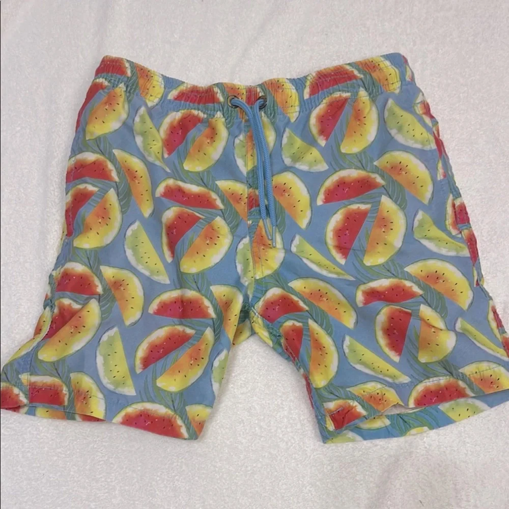 Swim Shorts Watermelon Print with Pockets Size Medium